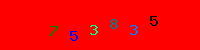 Blue Captcha Image