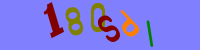 Blue Captcha Image