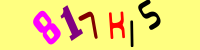 Blue Captcha Image