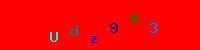 Blue Captcha Image
