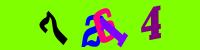 Blue Captcha Image