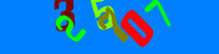 Blue Captcha Image
