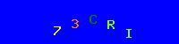 Blue Captcha Image
