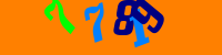 Blue Captcha Image
