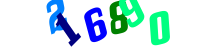 Blue Captcha Image