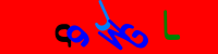 Blue Captcha Image