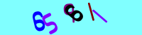 Blue Captcha Image
