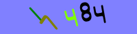 Blue Captcha Image