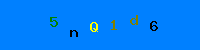 Blue Captcha Image