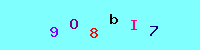 Blue Captcha Image