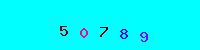 Blue Captcha Image