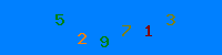 Blue Captcha Image