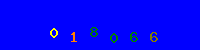Blue Captcha Image