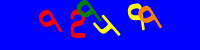 Blue Captcha Image