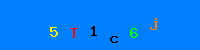 Blue Captcha Image