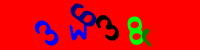 Blue Captcha Image