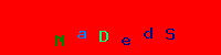 Blue Captcha Image