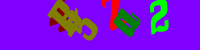 Blue Captcha Image