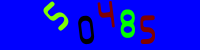 Blue Captcha Image