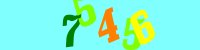 Blue Captcha Image