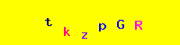 Blue Captcha Image