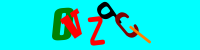 Blue Captcha Image