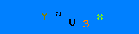 Blue Captcha Image