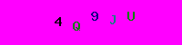 Blue Captcha Image