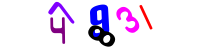 Blue Captcha Image