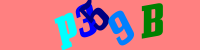 Blue Captcha Image