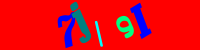 Blue Captcha Image