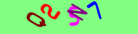 Blue Captcha Image