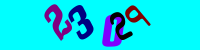 Blue Captcha Image