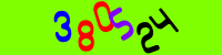 Blue Captcha Image