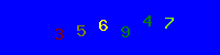Blue Captcha Image