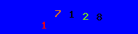 Blue Captcha Image