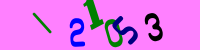 Blue Captcha Image