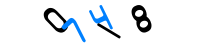Blue Captcha Image