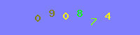Blue Captcha Image