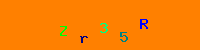 Blue Captcha Image