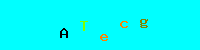 Blue Captcha Image