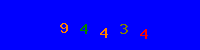 Blue Captcha Image