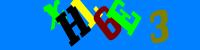 Blue Captcha Image