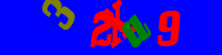 Blue Captcha Image