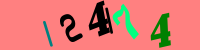 Blue Captcha Image