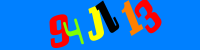 Blue Captcha Image