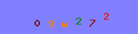 Blue Captcha Image