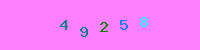 Blue Captcha Image