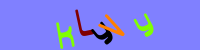 Blue Captcha Image