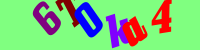 Blue Captcha Image